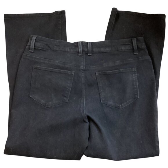 Faded Glory Jeans Plus Sz 16W Black Bootcut Stretch #94N - Picture 5 of 7